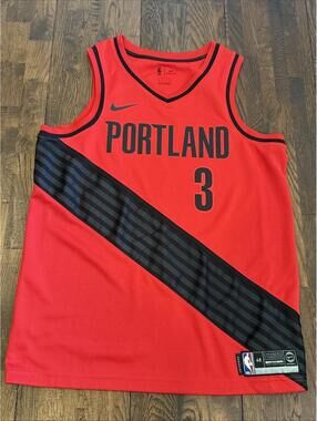 Nike CJ McCollum #3 Portland Trail Blazers Jersey Size 48 Swingman NWT No Tags